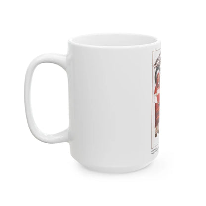 Soviet Era Poster 213 - White Coffee Mug-Go Mug Yourself