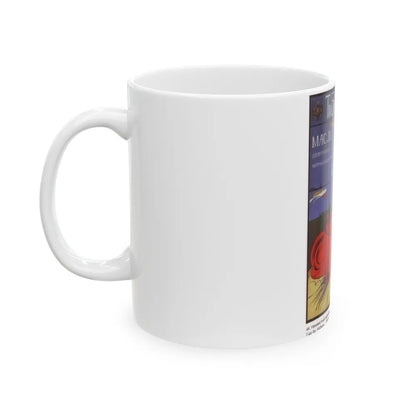 Soviet Era Poster 215 - White Coffee Mug-Go Mug Yourself