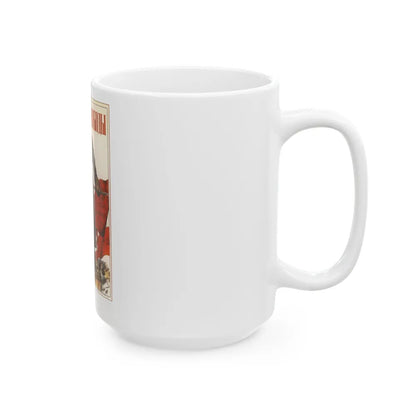 Soviet Era Poster 216 - White Coffee Mug-Go Mug Yourself