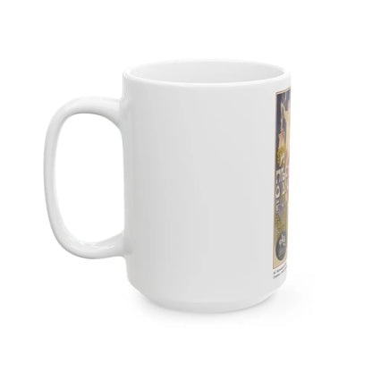 Soviet Era Poster 219 - White Coffee Mug-Go Mug Yourself