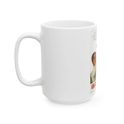 Soviet Era Poster 220 - White Coffee Mug - Go Mug Yourself