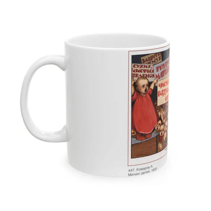 Soviet Era Poster 221 - White Coffee Mug - Go Mug Yourself