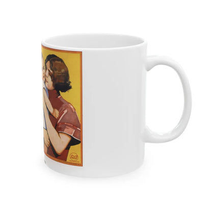 Soviet Era Poster 222 - White Coffee Mug-Go Mug Yourself