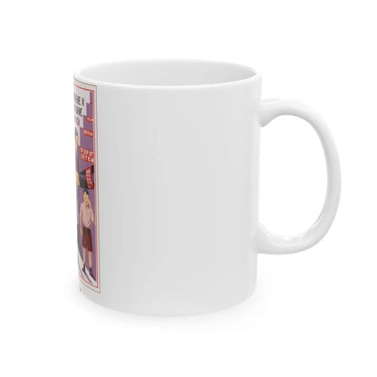 Soviet Era Poster 227 - White Coffee Mug-Go Mug Yourself