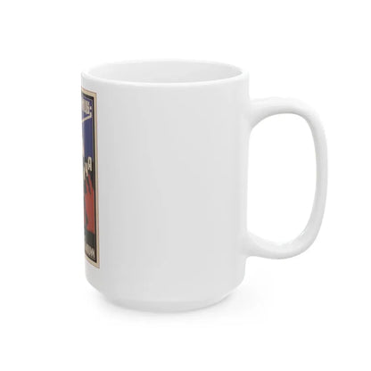 Soviet Era Poster 228 - White Coffee Mug - Go Mug Yourself