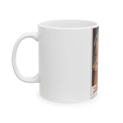 Soviet Era Poster 229 - White Coffee Mug-Go Mug Yourself