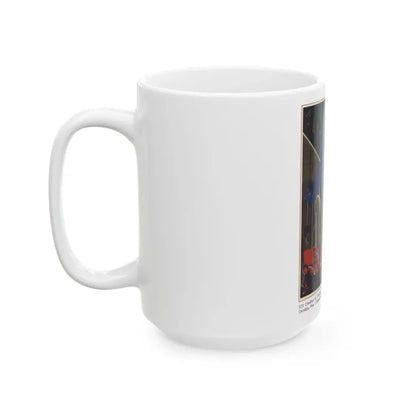 Soviet Era Poster 23 - White Coffee Mug - Go Mug Yourself