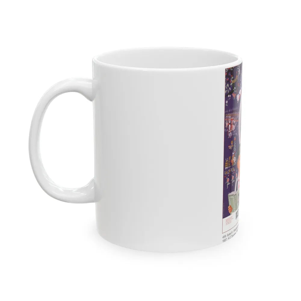 Soviet Era Poster 233 - White Coffee Mug-Go Mug Yourself