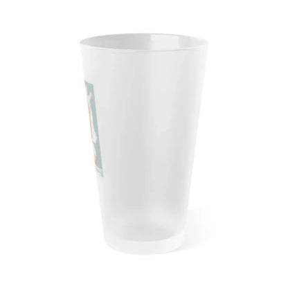 Soviet Era Poster 235 - Frosted Pint Glass 16oz - Go Mug Yourself