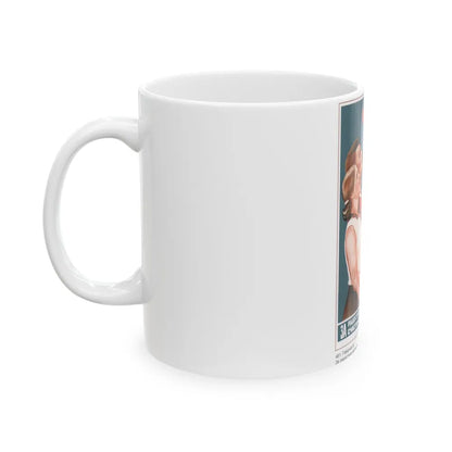 Soviet Era Poster 235 - White Coffee Mug-Go Mug Yourself