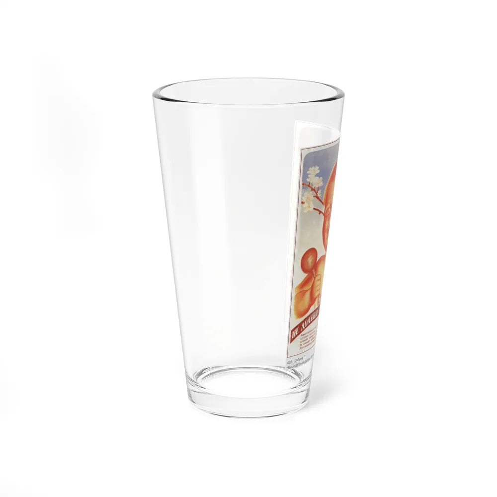 Soviet Era Poster 238 - Pint Glass 16oz-Go Mug Yourself