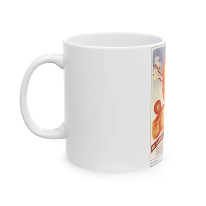 Soviet Era Poster 238 - White Coffee Mug-Go Mug Yourself