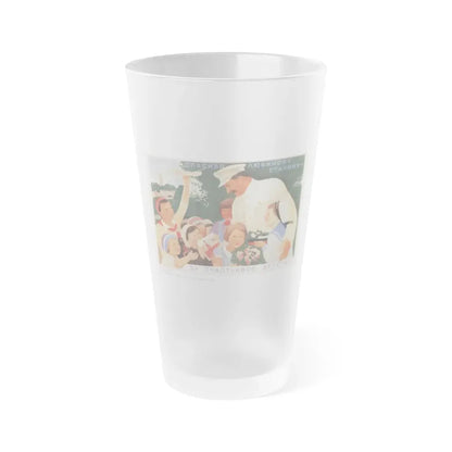 Soviet Era Poster 239 - Frosted Pint Glass 16oz 16oz Frosted - Go Mug Yourself