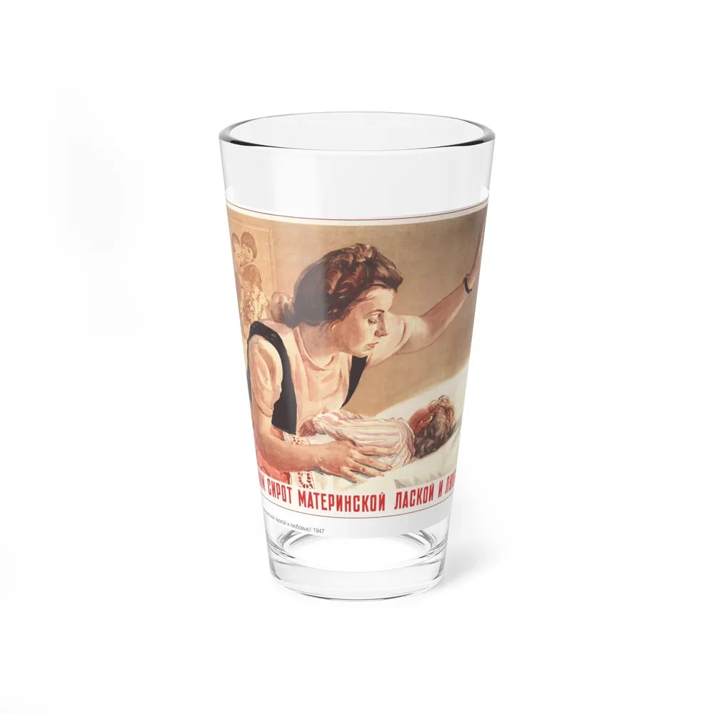 Soviet Era Poster 240 - Pint Glass 16oz-16oz-Go Mug Yourself