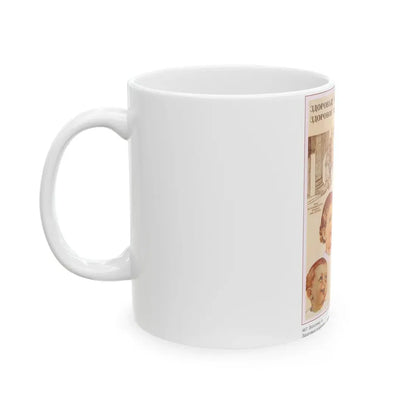 Soviet Era Poster 241 - White Coffee Mug - Go Mug Yourself