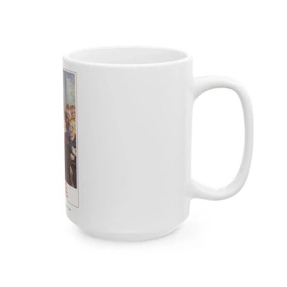 Soviet Era Poster 242 - White Coffee Mug - Go Mug Yourself