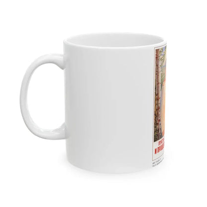 Soviet Era Poster 243 - White Coffee Mug - Go Mug Yourself