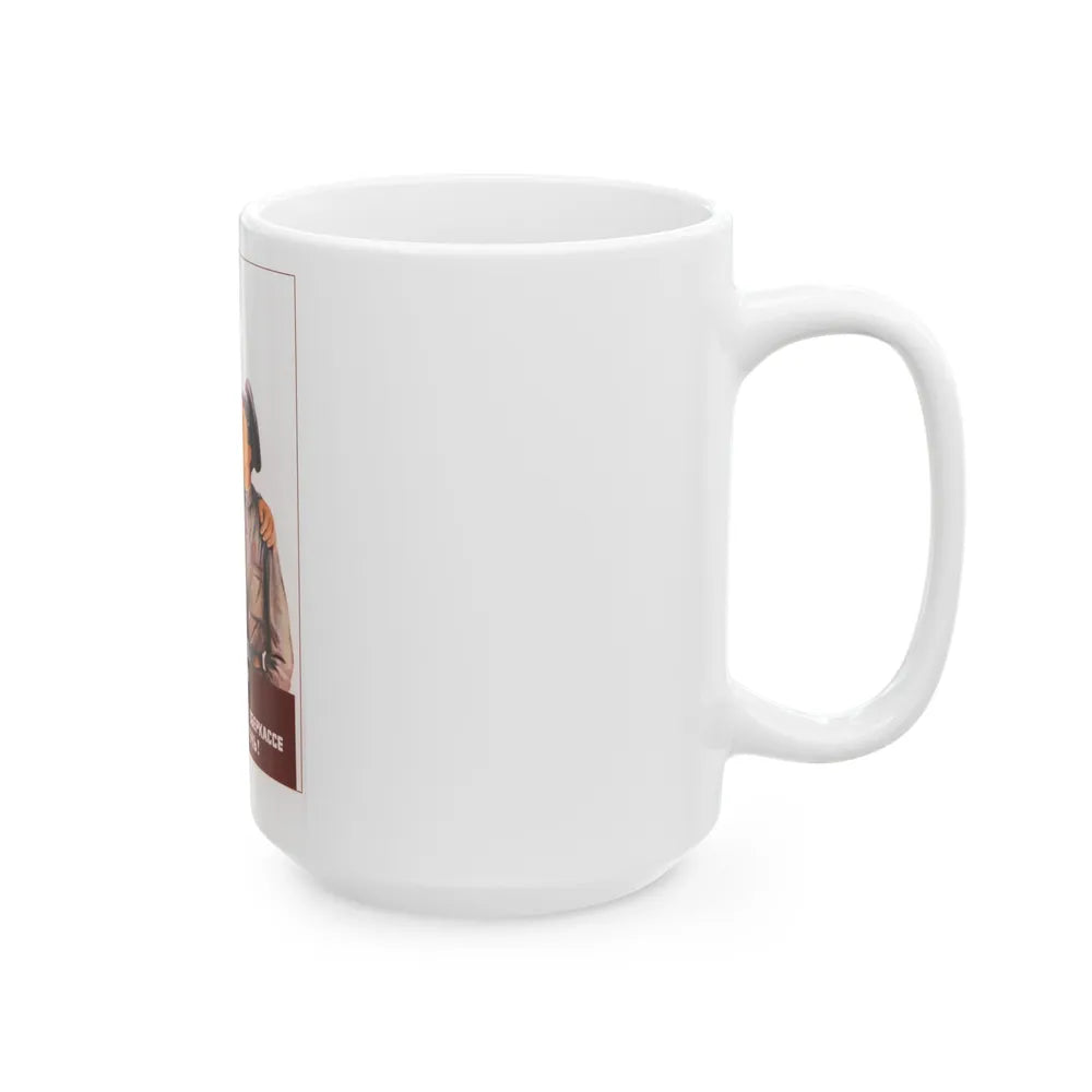 Soviet Era Poster 246 - White Coffee Mug-Go Mug Yourself