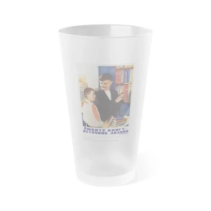 Soviet Era Poster 248 - Frosted Pint Glass 16oz 16oz Frosted - Go Mug Yourself