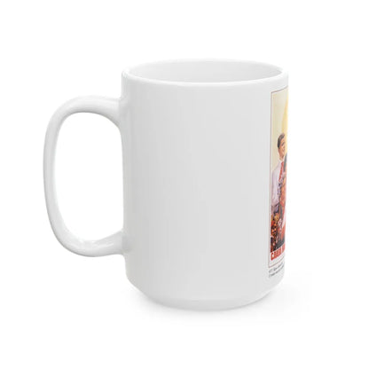 Soviet Era Poster 251 - White Coffee Mug-Go Mug Yourself