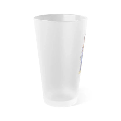 Soviet Era Poster 259 - Frosted Pint Glass 16oz - Go Mug Yourself