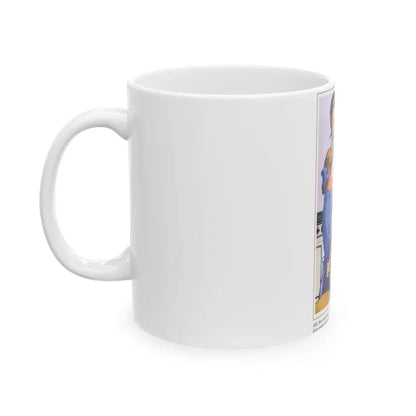 Soviet Era Poster 259 - White Coffee Mug - Go Mug Yourself