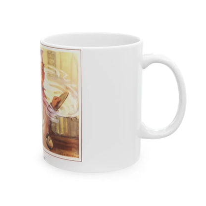 Soviet Era Poster 261 - White Coffee Mug-Go Mug Yourself