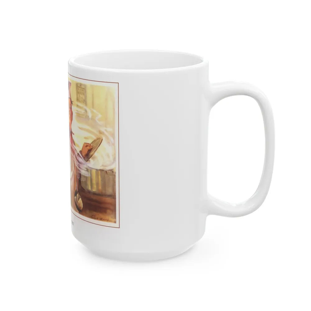 Soviet Era Poster 261 - White Coffee Mug-Go Mug Yourself