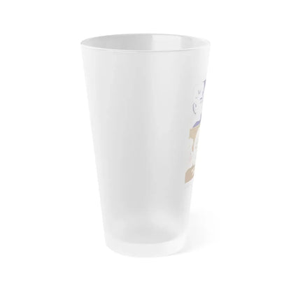 Soviet Era Poster 267 - Frosted Pint Glass 16oz - Go Mug Yourself