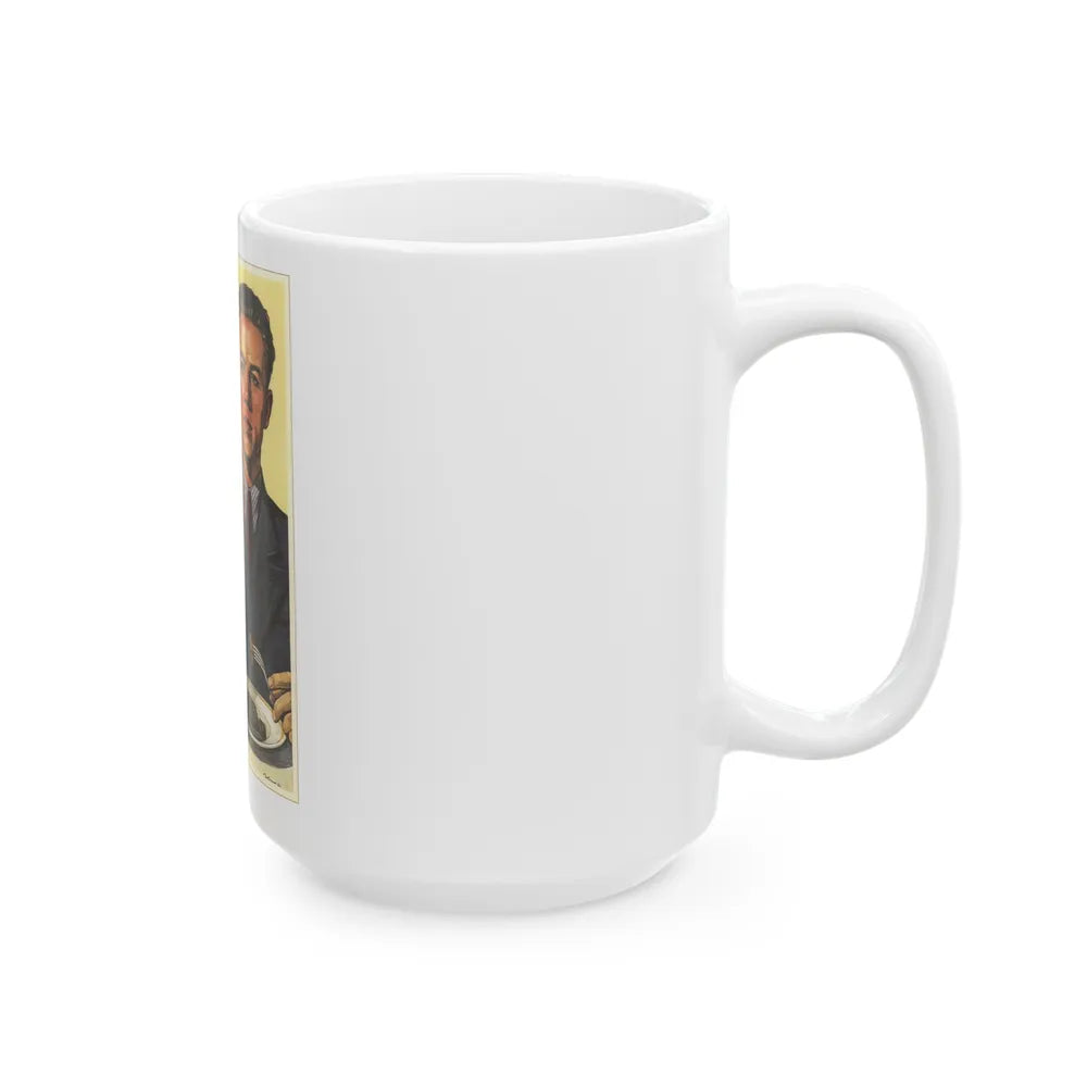 Soviet Era Poster 268 - White Coffee Mug-Go Mug Yourself