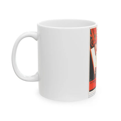 Soviet Era Poster 271 - White Coffee Mug-Go Mug Yourself