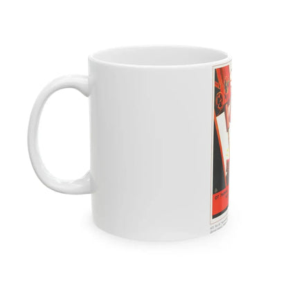 Soviet Era Poster 271 - White Coffee Mug - Go Mug Yourself