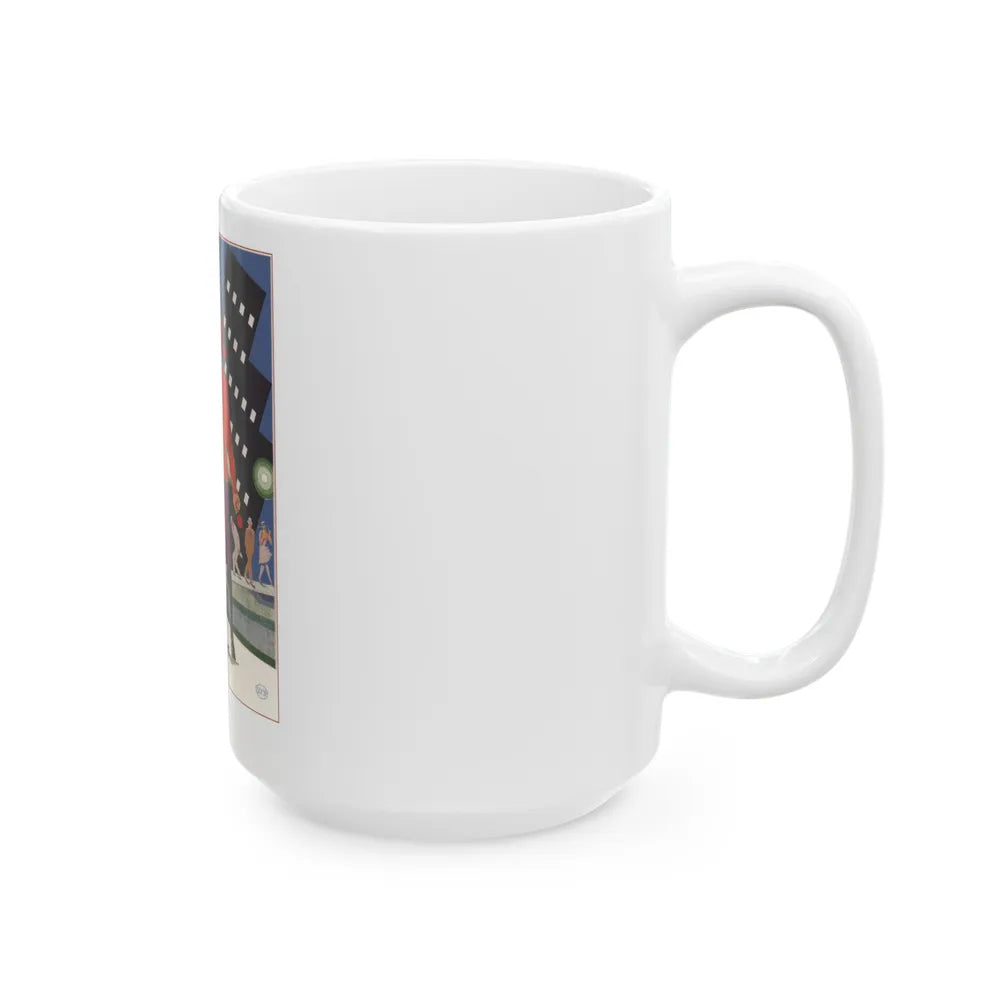 Soviet Era Poster 273 - White Coffee Mug-Go Mug Yourself