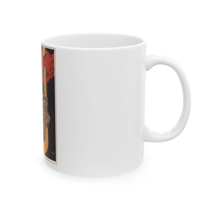 Soviet Era Poster 276 - White Coffee Mug-Go Mug Yourself