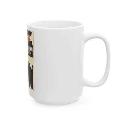 Soviet Era Poster 277 - White Coffee Mug-Go Mug Yourself