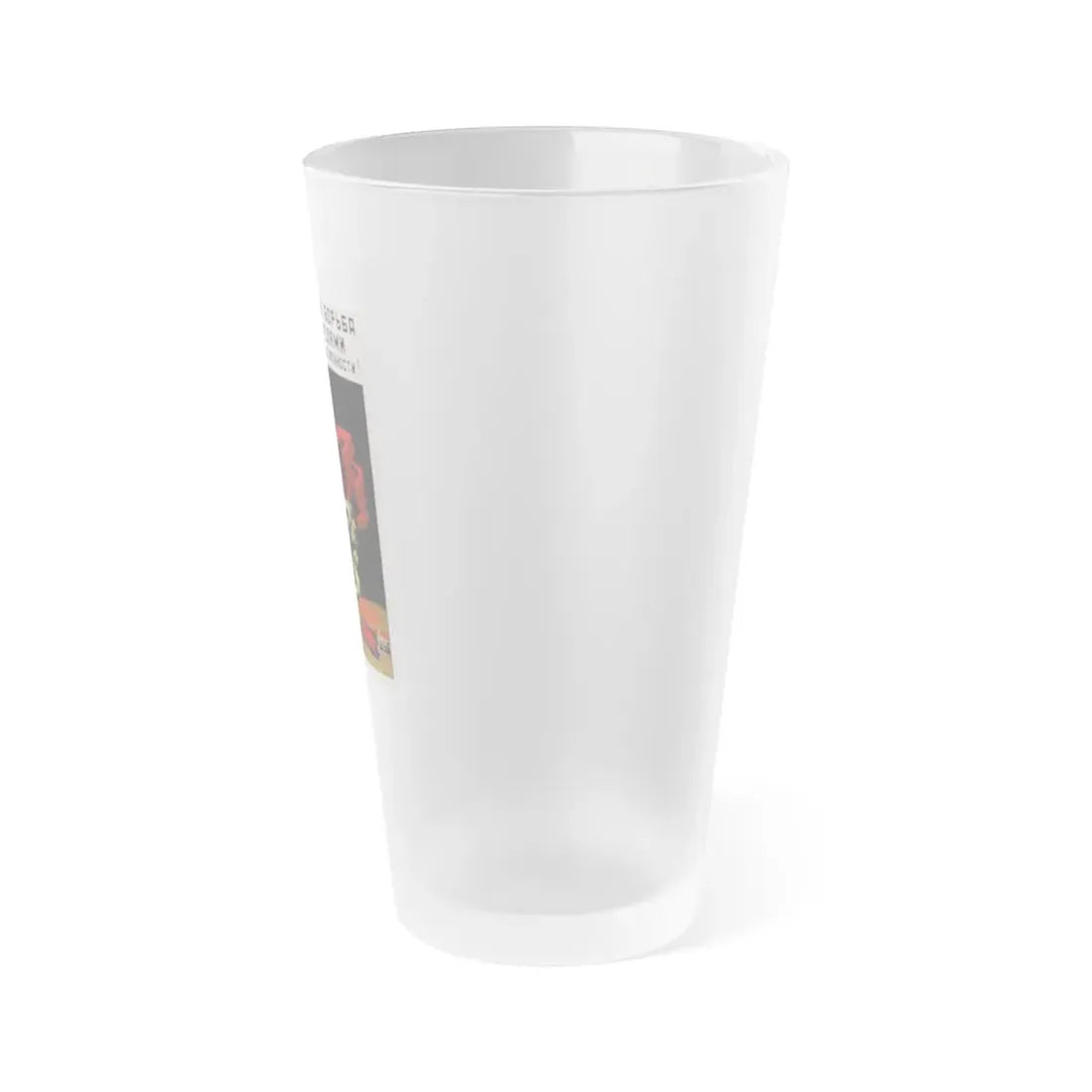 Soviet Era Poster 278 - Frosted Pint Glass 16oz - Go Mug Yourself