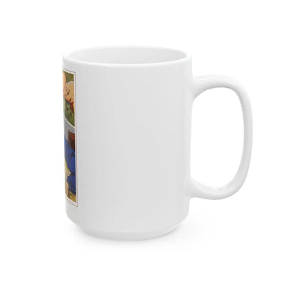 Soviet Era Poster 279 - White Coffee Mug-Go Mug Yourself