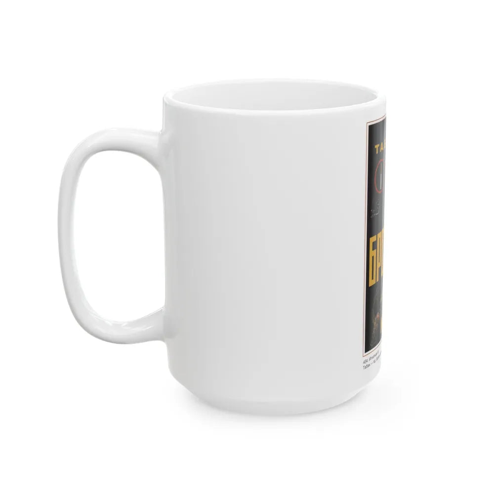 Soviet Era Poster 281 - White Coffee Mug-Go Mug Yourself