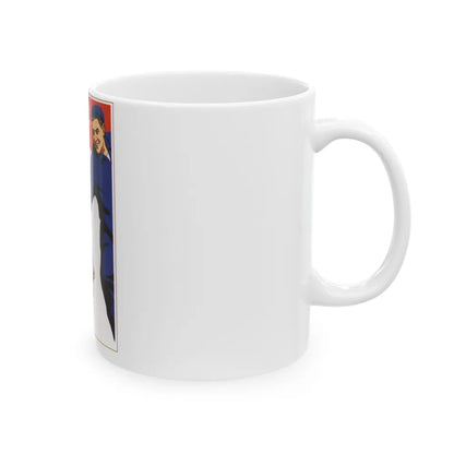 Soviet Era Poster 282 - White Coffee Mug-Go Mug Yourself