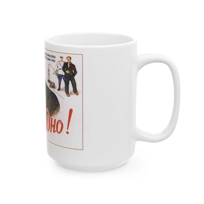 Soviet Era Poster 285 - White Coffee Mug-Go Mug Yourself