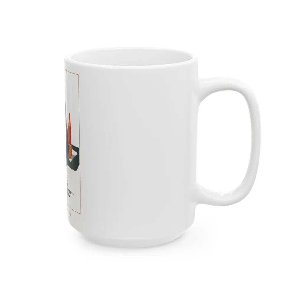 Soviet Era Poster 288 - White Coffee Mug-Go Mug Yourself