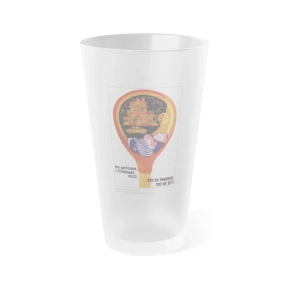 Soviet Era Poster 289 - Frosted Pint Glass 16oz Default Title - Go Mug Yourself