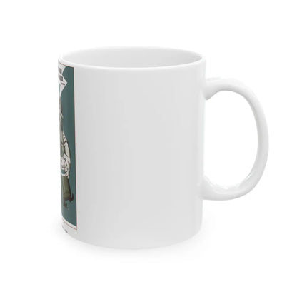 Soviet Era Poster 290 - White Coffee Mug-Go Mug Yourself