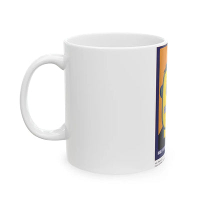 Soviet Era Poster 291 - White Coffee Mug-Go Mug Yourself