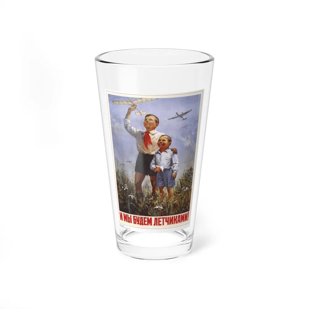 Soviet Era Poster 294 - Pint Glass 16oz-16oz-Go Mug Yourself