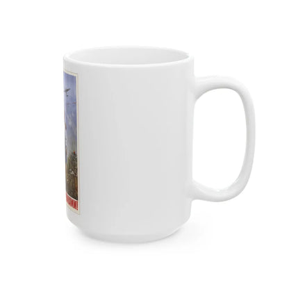 Soviet Era Poster 294 - White Coffee Mug-Go Mug Yourself