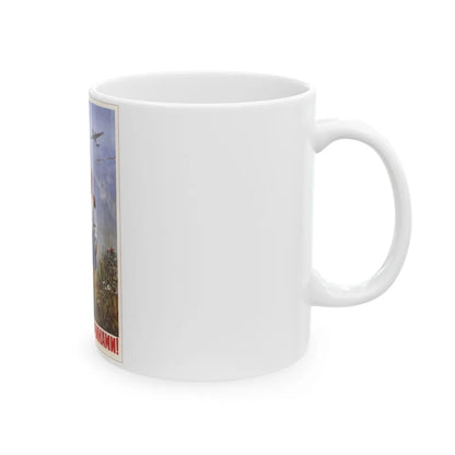 Soviet Era Poster 294 - White Coffee Mug-Go Mug Yourself