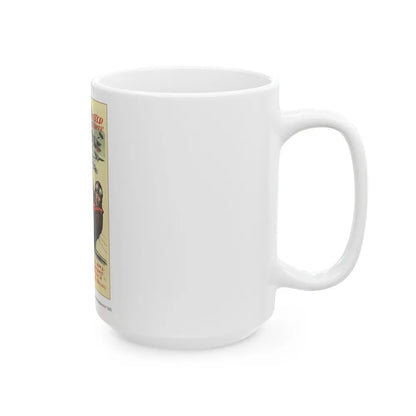 Soviet Era Poster 295 - White Coffee Mug-Go Mug Yourself