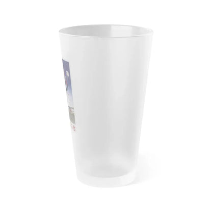 Soviet Era Poster 297 - Frosted Pint Glass 16oz - Go Mug Yourself