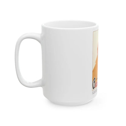 Soviet Era Poster 30 - White Coffee Mug-Go Mug Yourself